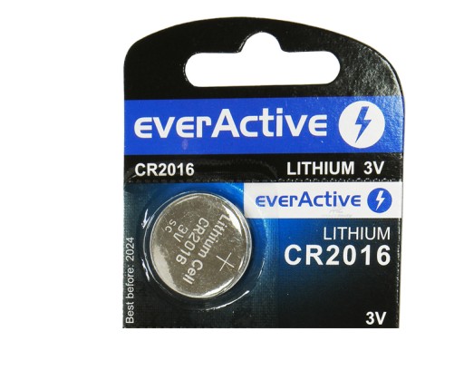 LÍTIOVÁ batéria EverActive CR2016 3V CR2016 5 bl