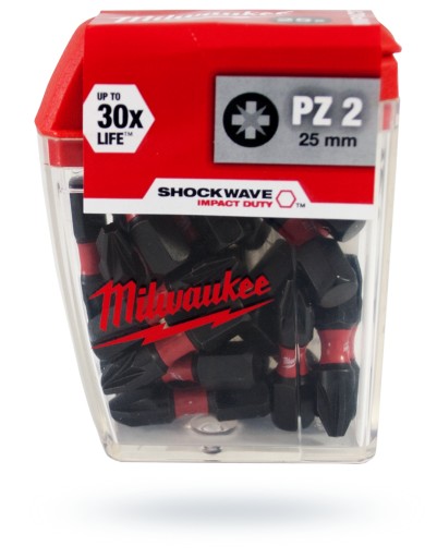Nárazový bit Milwaukee Shockwave PZ2x25 mm