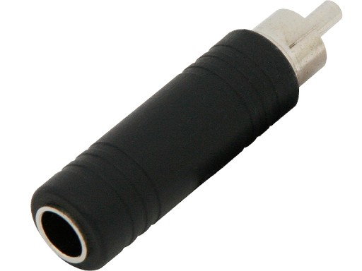Adaptér RCA zástrčka cinch / 6,3 kovová zásuvka jack (1361)