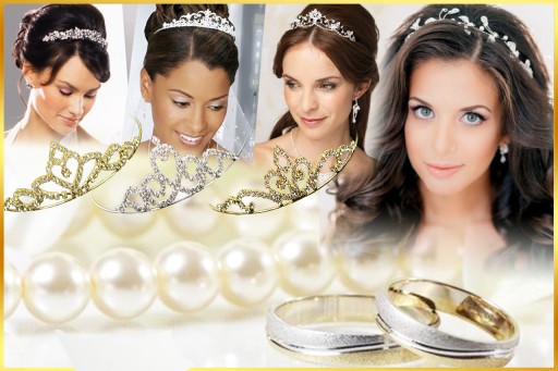 DIADEM TIARA CROWN Svadobná čelenka do vlasov