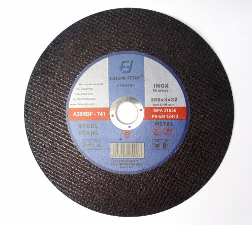 FALON TECH 300x3x32 mm ŠTÍTNE KOTOUČE NA KOV