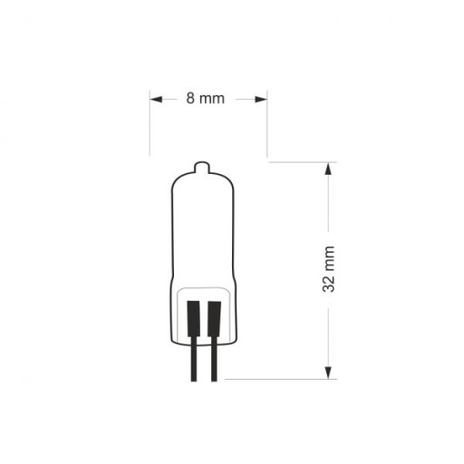 HALOGÉNOVÁ ŽIAROVKA HALOGÉNOVÁ JC G4 12V 5W