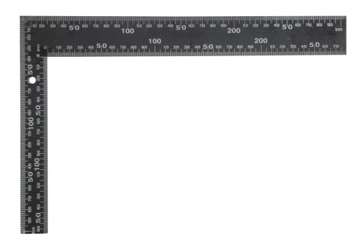 Kovový uholník čierny 300x200 mm 18201 VOREL