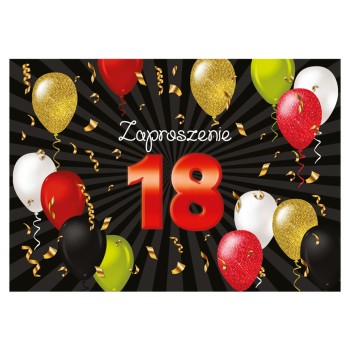 Pozvánky k 18. narodeninám - 2 kusy