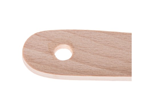 Drevená lopatka na ohýbanú kuchynskú panvicu, 31 CM