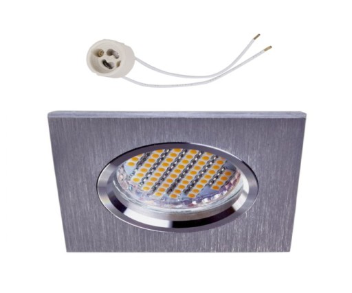Halogénové stropné svietidlo pre LED 230V GU10 CT81 ALU
