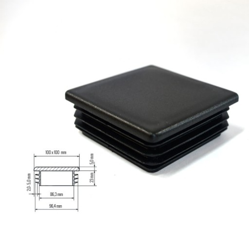 100X100 Profilové krytky PROFIL KRYT KUS