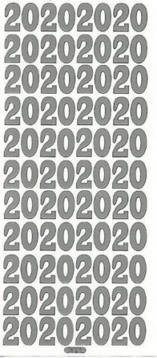 NÁLEPKY Nálepky Nápis Čísla 20