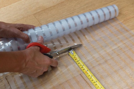 Statická fólia na okná Krištáľové prúžky Dekorácia na okná 45x50cm DIY
