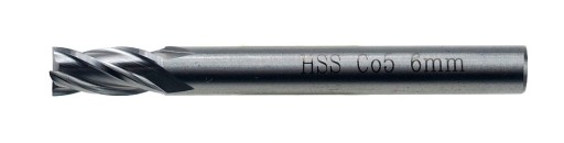 NFPa stopková fréza fi 6 mm HSSCo kobalt DIN 844