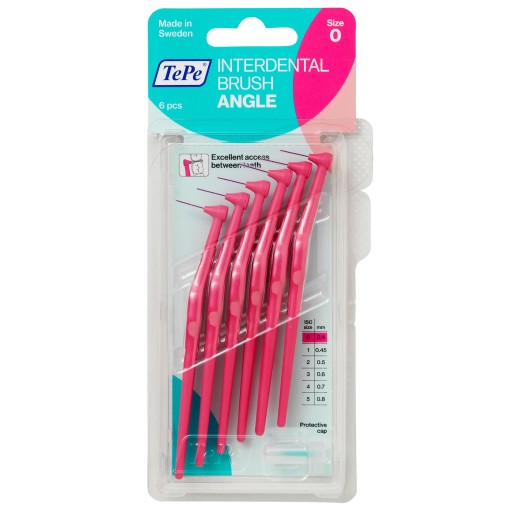 TePe Angle 0,8 mm Medzizubné kefky 6 ks.