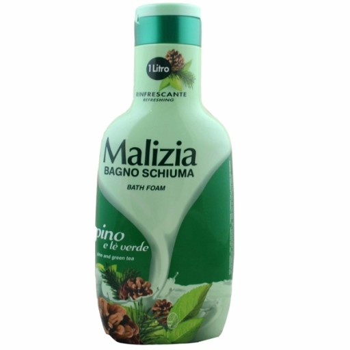 MALIZIA Tekutý kúpeľ z borovice a zeleného čaju 1L