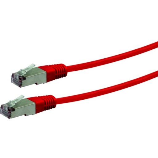 UTP LAN CAT5 SIEŤOVÝ KÁBEL 2 M RJ45 ČERVENÝ