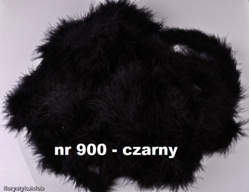 Šatka z peria marabu, priemer cca 5-7cm x 1 meter, na výber 3 farby