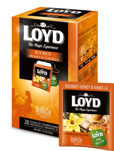 LOYD Rooibos Med Vanilkový čaj vo vrecúškach