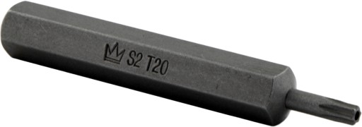 KONCOVÝ BIT 10MM TORX T20 x 75MM S2 S OTVOROM