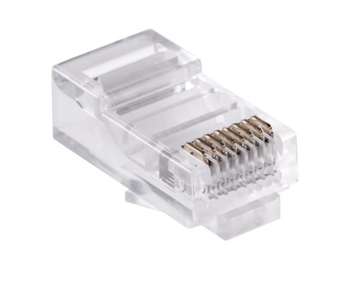 Sieťová zástrčka RJ45 8P 8C (drôt) 2 ks = 1 PLN (krútený pár)