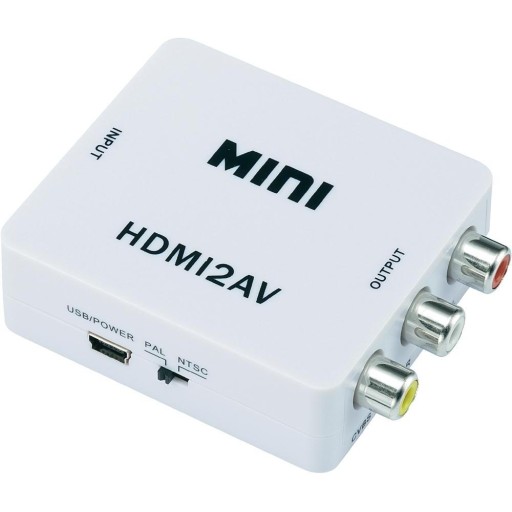 Adaptér prevodníka signálu HDMI na 3 x Cinch RCA AV 1080
