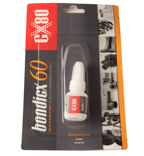 CX80 BONDICX 60 GLUE univerzálny gumový plast B-B