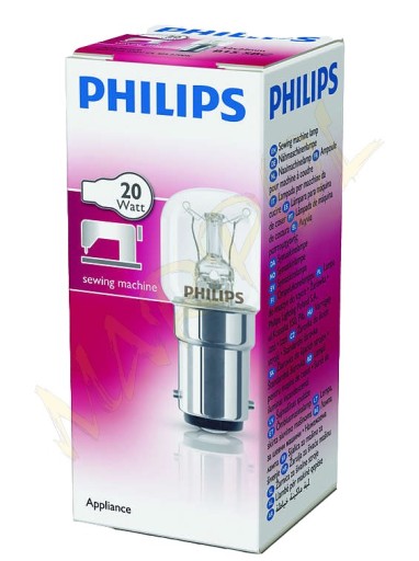 DOSKOVÁ ŽIAROVKA T22 230V 20W B15d PHILIPS