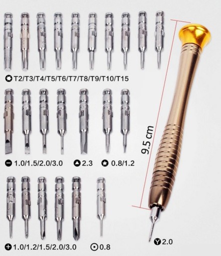 SKRUTKOVAČ TORX 25v1 SADA PRESNÝCH SKRUTKOVAČOV
