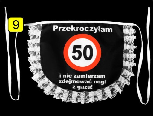 Darček zástera NARODENINY 18 30 40 50 60 zástera
