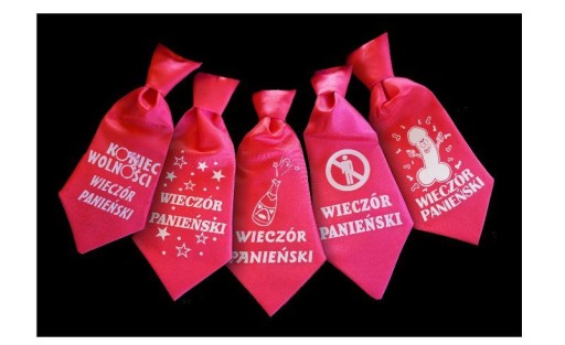 BRIDGE PARTY hen party TIE svadobné 5 vzorov