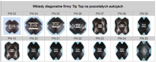 Uhlopriečka INSERT TIP TOP PN 4 120 mm opravná záplata