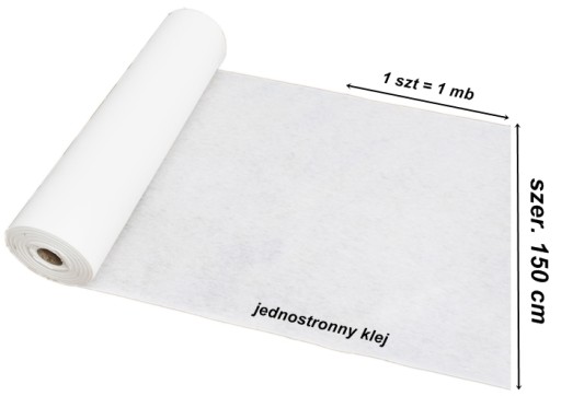 VNÚTORNÉ PRÁDLO S LEPIOM TUHÝM, LEPENÝM PLÁNOM, ŠÍRKA 150 CM