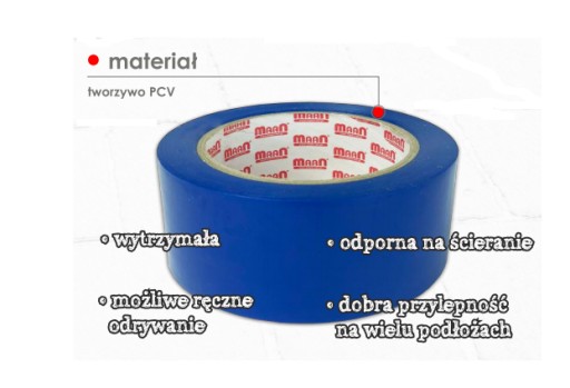 SAMOLEPIACA PÁSKA VÝSTRAŽNÁ 50x33m MODRÁ