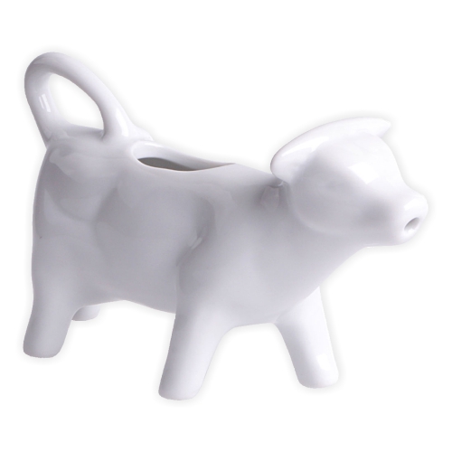 PORCELÁNOVÁ DŽVNA NA MLIEČKU KRAVA NA KRÉM
