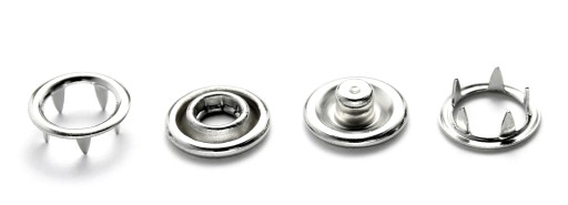 Pružinové patentky 10,5mm 20 sád Patentky na košele