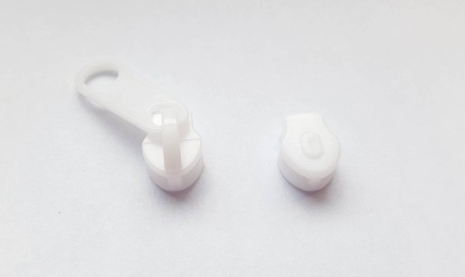 PÁSKA NA Zips, BIELY VYSTUŽENÝ Zips, 3MM + Zipsy