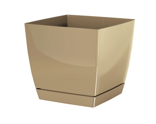 KVETINÁČ SO STOJANOM, priemer 21cm, LESKLÝ