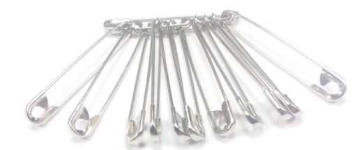 MALÉ PONIKLOVANÉ BEZPEČNOSTNÉ NÁRAZY (00) - 2,3 cm - 24 kusov