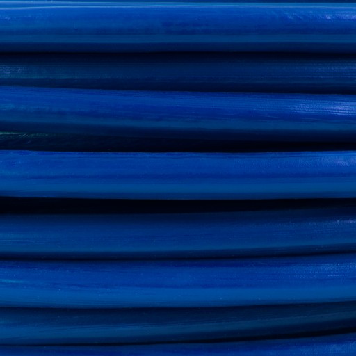 Lano oceľové lano v lagging Lagging PVC povlak modrý 2/4mm 1x19 1mb