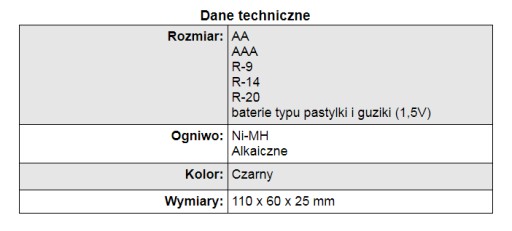 AA AAA R14 TESTER BATERIE METER