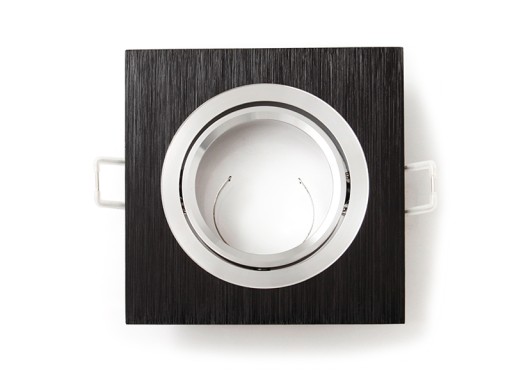 SET ČIERNYCH HALOGÉNOVÝCH SVIETIDEL + LED 6W + GU10