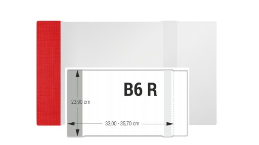 Obal knihy B6, nastaviteľný, 23,9x33,0 BIURFOL