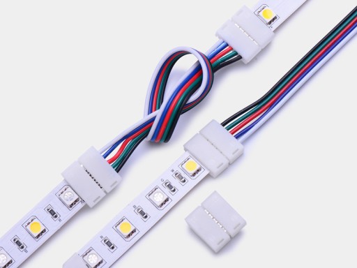 Dvojitý konektor pre RGBW LED pásik 10mm konektor