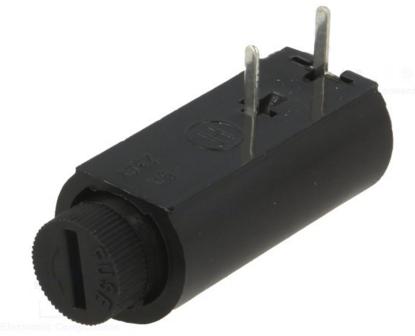 Zásuvka na poistku 5x20mm ZH23 6A 250V
