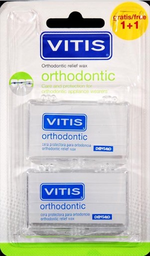 VITIS ORTODONTICKÝ VOSK, BEZ ZÁPACHU, 2 KUSY ZUBNÁ ORTA - OrtoSklep