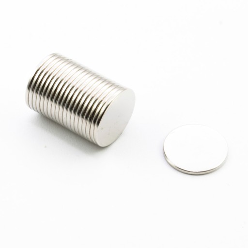 VALEC NEODYMOVÝ MAGNET 13x1 N38 SADA 15 ks