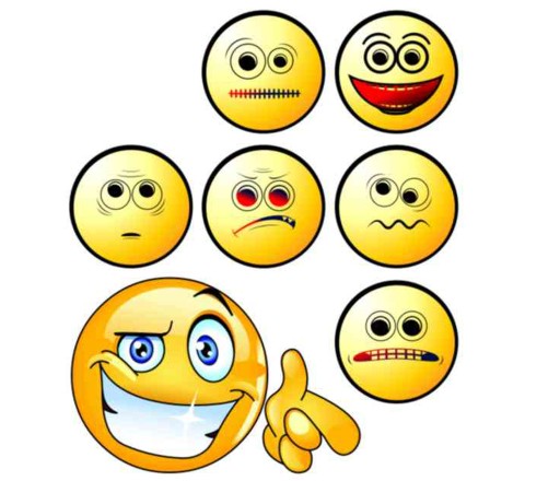 NÁLEPKY NÁLEPKY EMOTIKONY ÚSMEVY UV MÉDIÁ