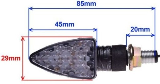 SMEROVÉ SIGNALIZÁCIE 15 LED CARBON