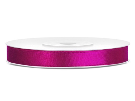 Saténová stuha FUCHSIA Ružová stuha rolka 6mm x 25m