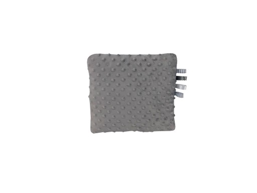 OLKA OBOJSTRANNÝ vankúšik do kočíka MINKY 30x30 šedý