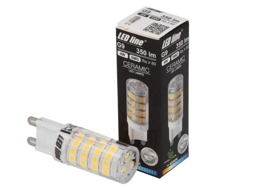 G9 LED žiarovka 4W denné svietenie 350lm LedLine MALÝ VEĽKOOBCHOD