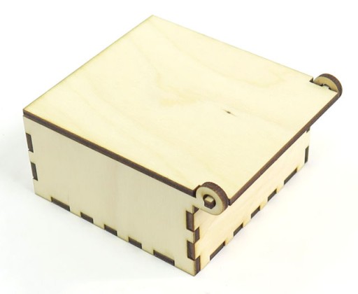 ZATVORENÁ KRABICA PREHLIADKA KRABIČKA 8x8x4cm RX68