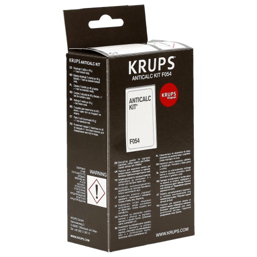 KRUPS F054 kávovar odstraňovač vodného kameňa 2x 40g + TEST